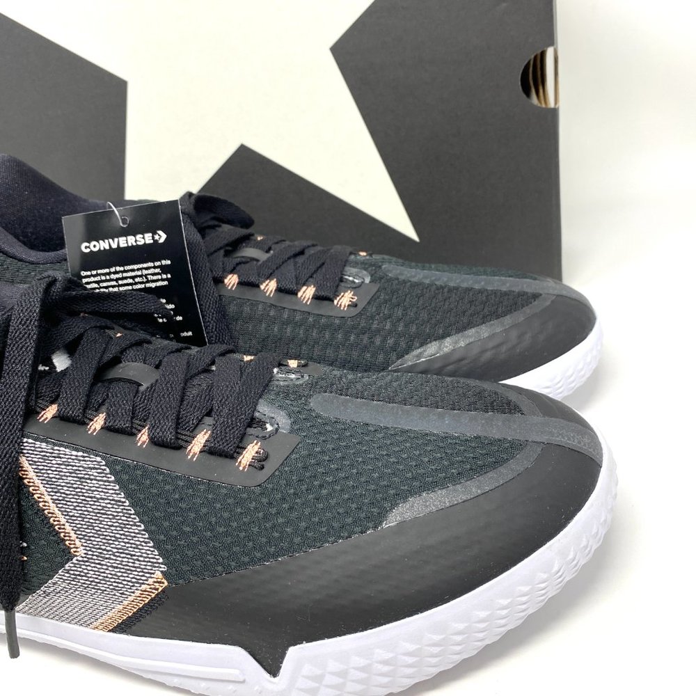 Converse AS BB Evo Mid Mesh Black Hi Vis Sneaker M - Picture 8 of 10
